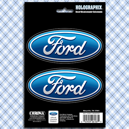 Ford Oval Logo Car Truck Window Decals Stickers