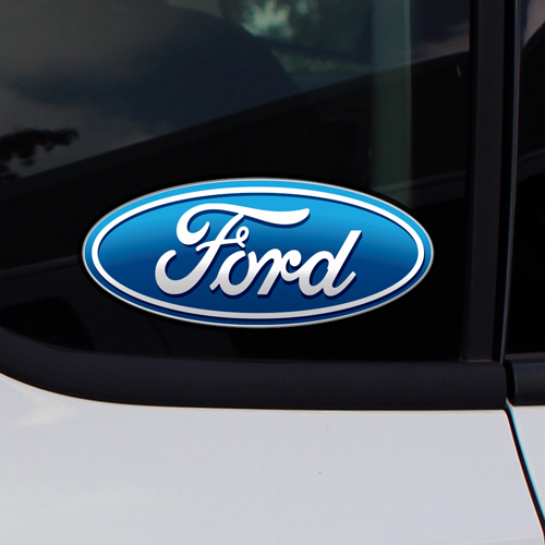 Ford oval window decals #8