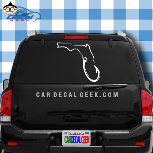 Buy LARGE Under Armour Fish Hook Vinyl Decal Sticker for Car Truck
