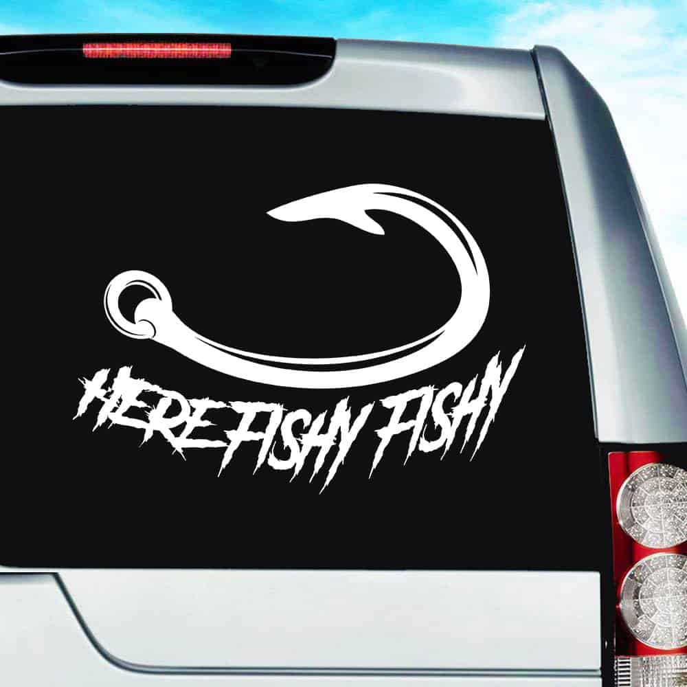 Swordfish Saltwater Fishing Car Decal Window Sticker